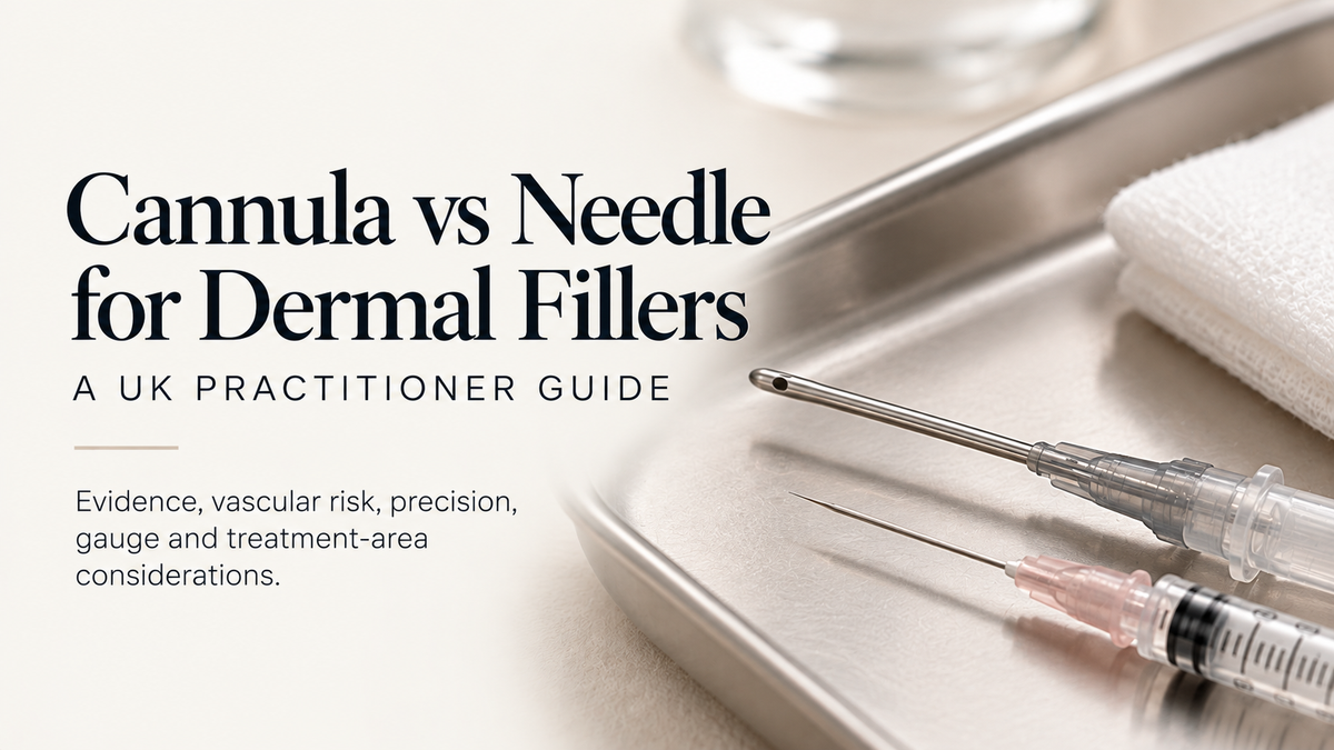 Cannula vs needle for dermal fillers UK practitioner guide
