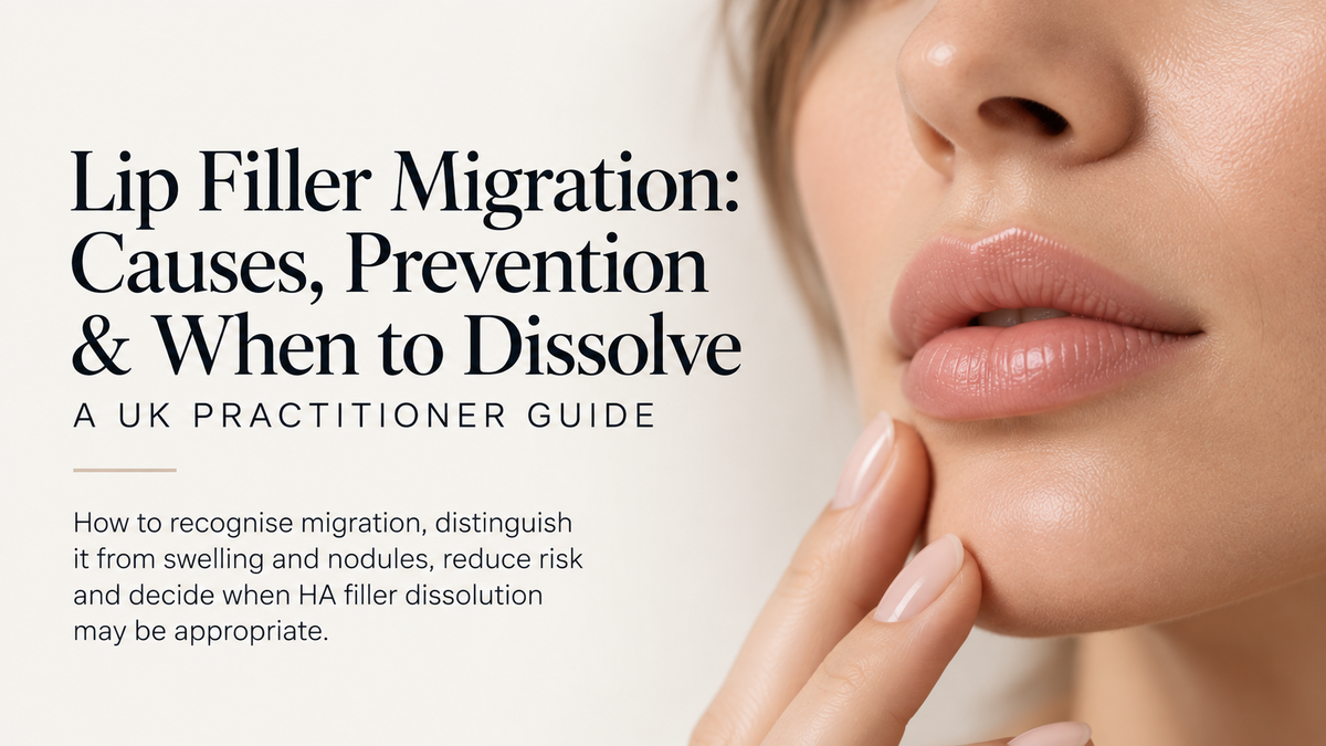 Lip filler migration causes prevention and when to dissolve UK practitioner guide