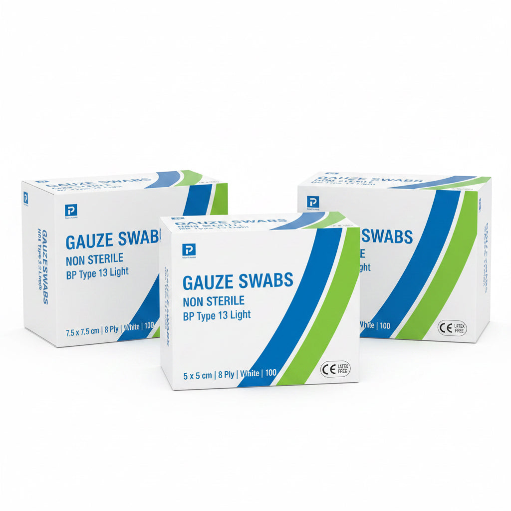 Gauze Swabs - 5x5cm 100pcs