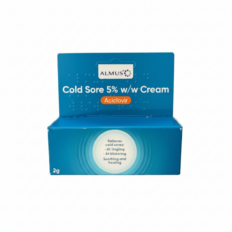Aciclovir 5% Cold Sore Cream 2g Cream