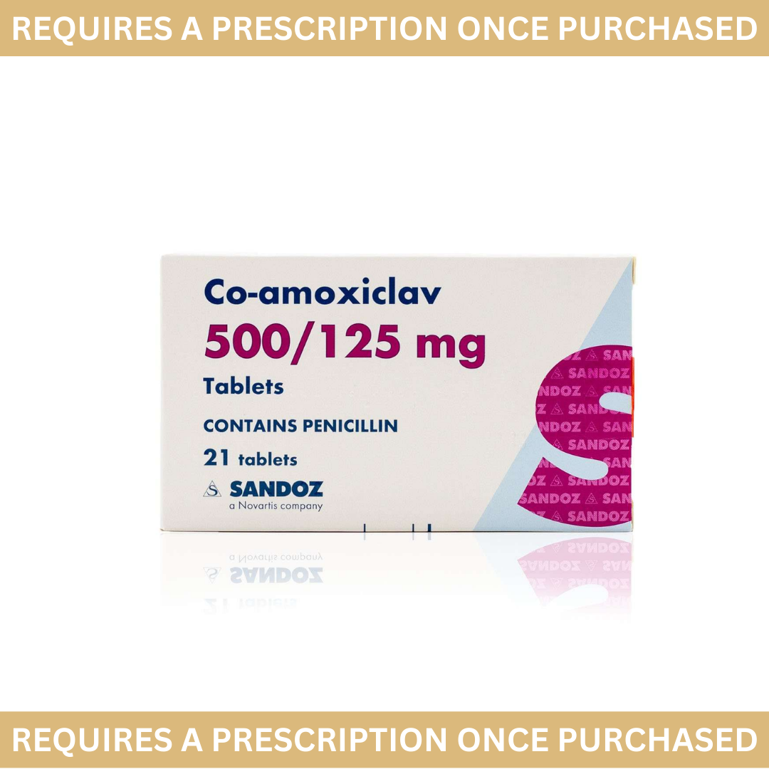 Co-Amoxiclav Tablets 500/125mg (21 pack)