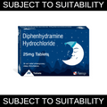 Diphenhydramine Hydrochloride 25mg Tablets (20)