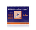 BD 0.3ml Insulin Syringe & Needle 8mm x 30g x 100