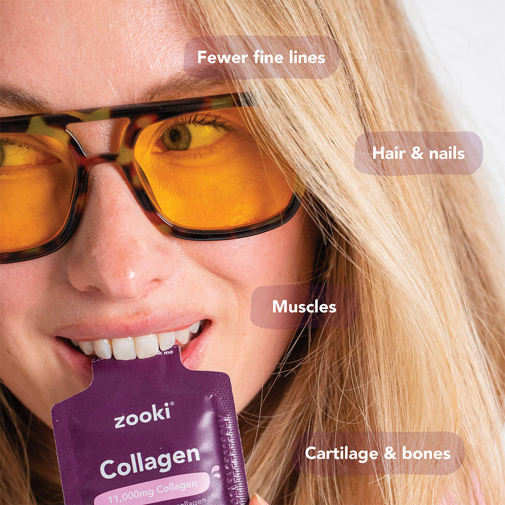 Super Strength Collagen
11,000mg - Blackcurrant 14pk