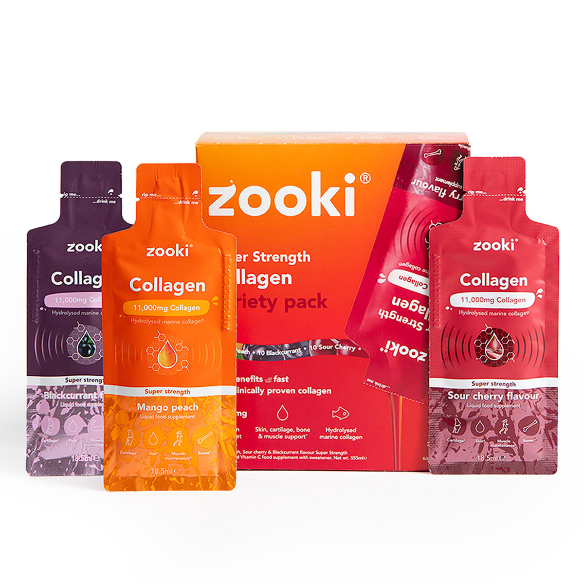 Super Strength Collagen
11,000mg - Variety 14pk