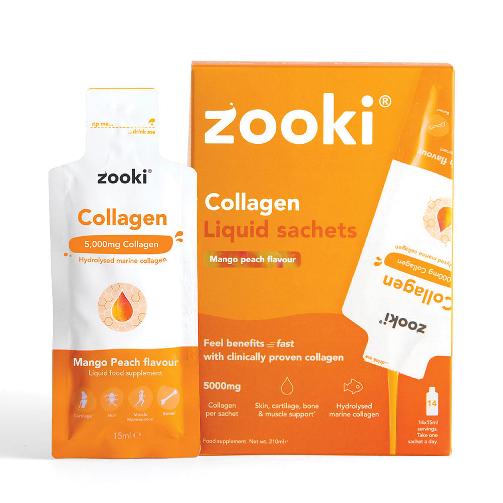 Collagen 5,000mg
 
- Mango Peach 14pk