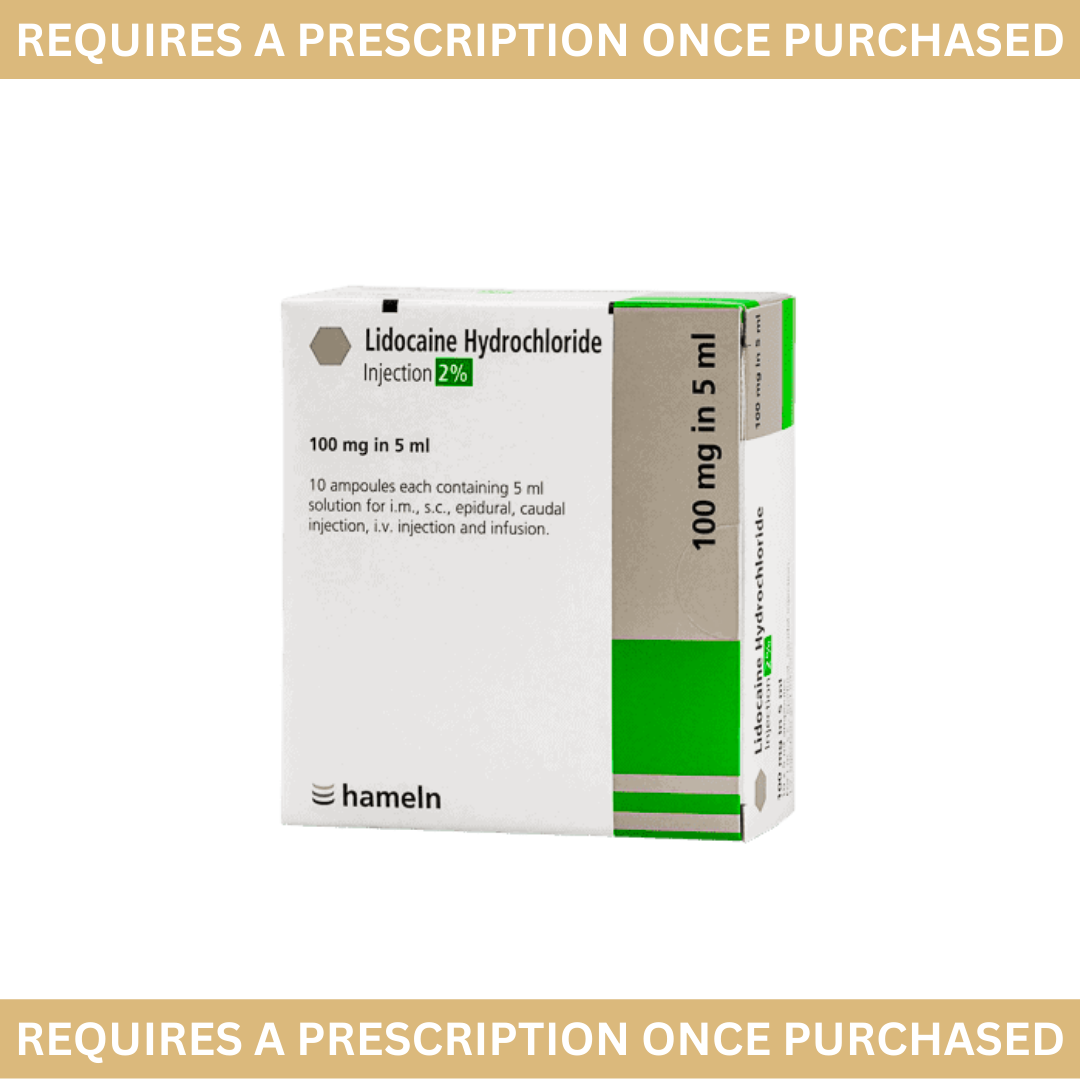 Lidocaine Hydrochloride 2% (5ml each)