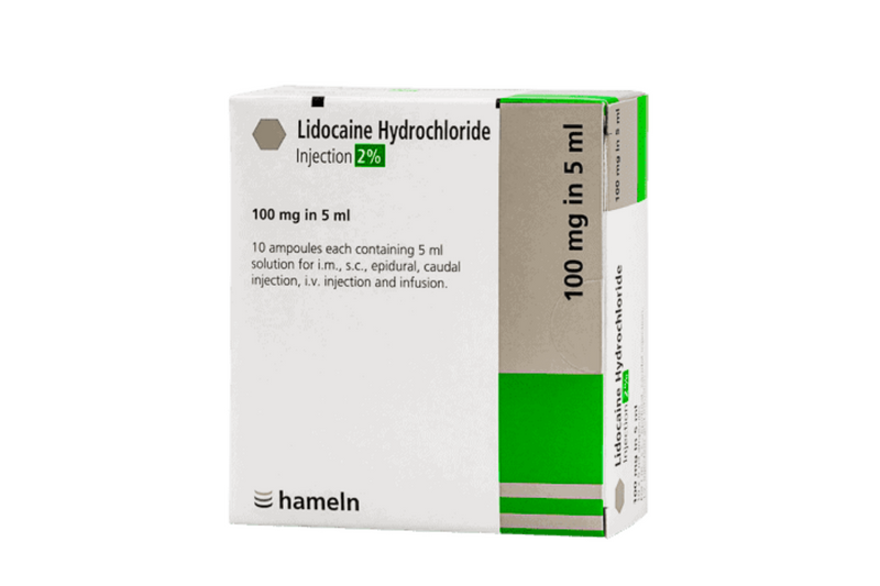 Lidocaine Hydrochloride 2% (5ml each)
