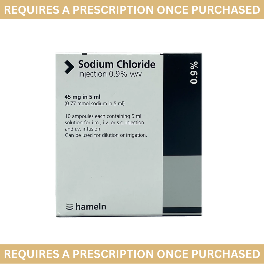 Sodium chloride 0.9% 10x5ml