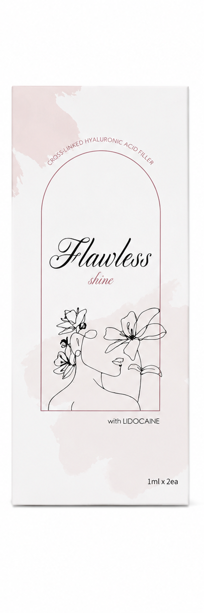 Flawless Sub Q dermal filler packaging